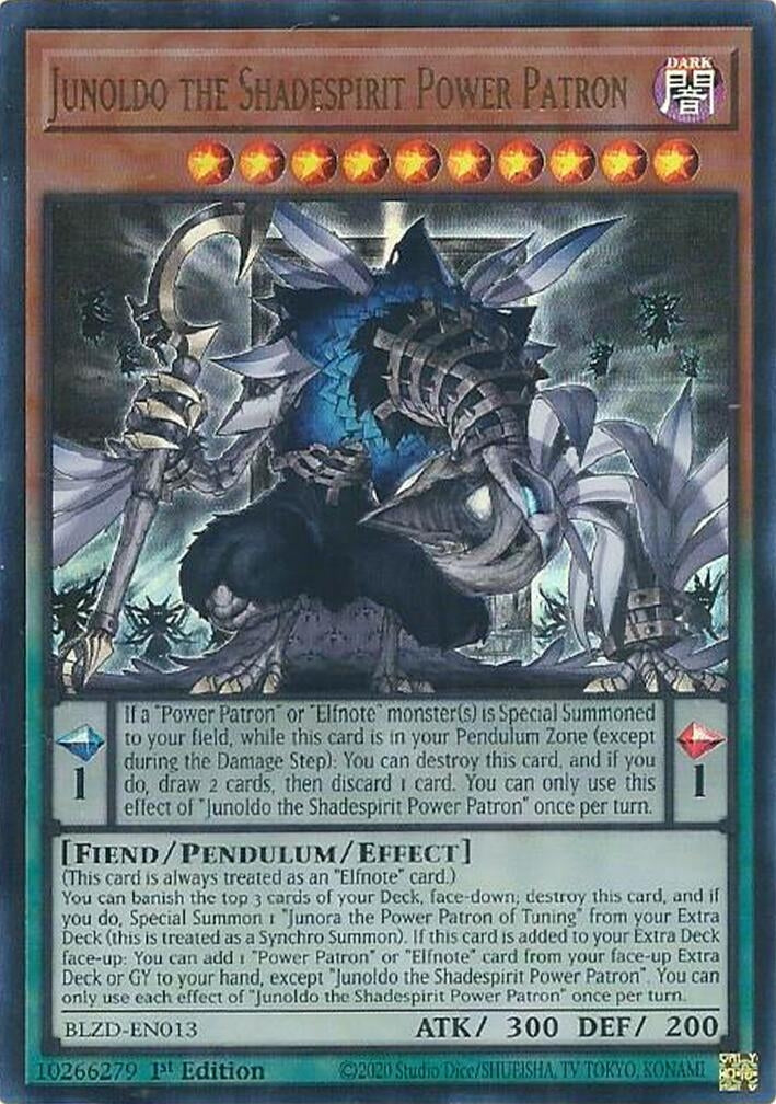 Image for Junoldo the Shadespirit Power Patron (BLZD-EN013) (Blazing Dominion) (BLZD) - YuGiOh
