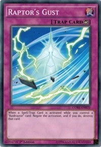 Image for Raptor's Gust (CORE-EN070) (Clash of Rebellions) - YuGiOh