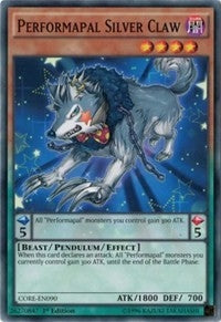Image for Performapal Silver Claw (CORE-EN090) (Clash of Rebellions) - YuGiOh