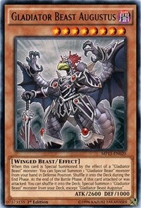 Image for Gladiator Beast Augustus (MP15-EN020) (2015 Mega-Tins Mega Pack) - YuGiOh