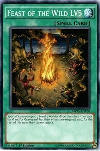 Image for Feast of the Wild LV5 (MP15-EN100) (2015 Mega-Tins Mega Pack) - YuGiOh