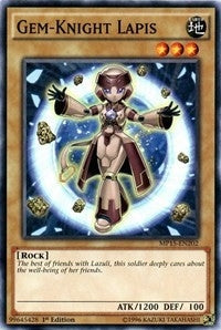 Image for Gem-Knight Lapis (MP15-EN202) (2015 Mega-Tins Mega Pack) - YuGiOh