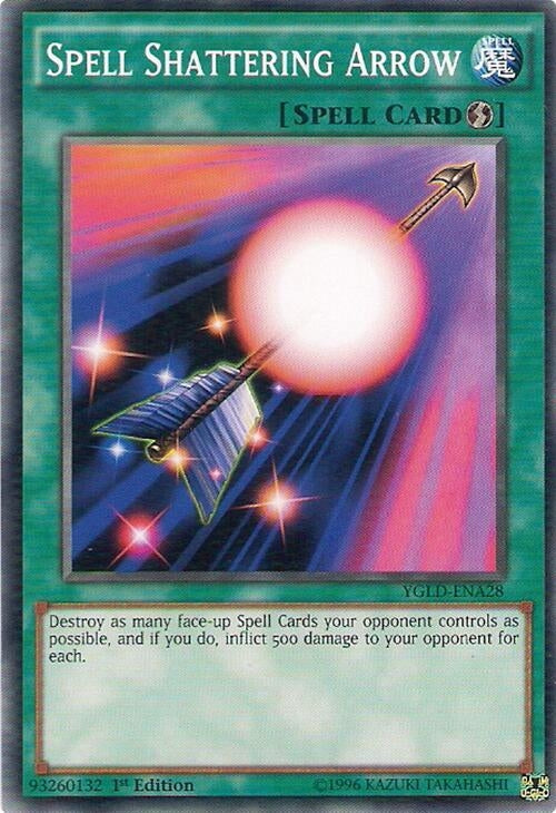 Image for Spell Shattering Arrow (YGLD-ENA28) (King of Games: Yugi's Legendary Decks) - YuGiOh