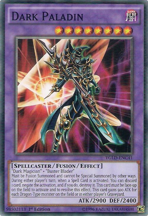 Image for Dark Paladin (YGLD-ENC41) (King of Games: Yugi's Legendary Decks) - YuGiOh