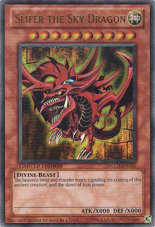 Image for Slifer the Sky Dragon (YGLD-ENG01) (King of Games: Yugi's Legendary Decks) - YuGiOh