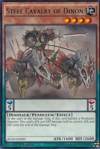 Image for Steel Cavalry of Dinon (BOSH-EN000) (Breakers of Shadow) - YuGiOh