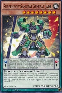 Image for Superheavy Samurai General Jade (BOSH-EN010) (Breakers of Shadow) - YuGiOh