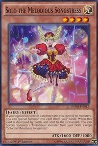Image for Solo the Melodious Songstress (BOSH-EN012) (Breakers of Shadow) - YuGiOh