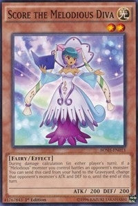 Image for Score the Melodious Diva (BOSH-EN013) (Breakers of Shadow) - YuGiOh