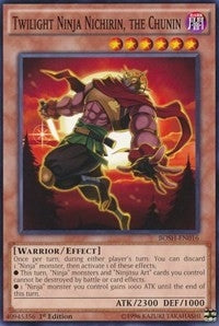 Image for Twilight Ninja Nichirin, the Chunin (BOSH-EN016) (Breakers of Shadow) - YuGiOh