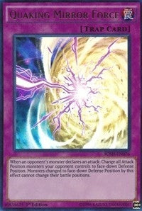Image for Quaking Mirror Force (BOSH-EN076) (Breakers of Shadow) - YuGiOh