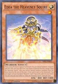 Image for Edea the Heavenly Squire (SR01-EN003) (Structure Deck: Emperor of Darkness) - YuGiOh