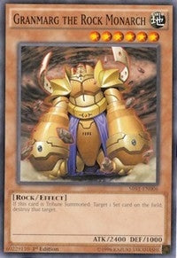 Image for Granmarg the Rock Monarch (SR01-EN006) (Structure Deck: Emperor of Darkness) - YuGiOh