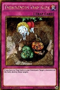 Image for Treacherous Trap Hole (PGL3-EN036) (Premium Gold: Infinite Gold) - YuGiOh