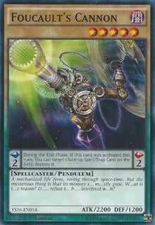 Image for Foucault's Cannon (YS16-EN014) (Starter Deck: Yuya) - YuGiOh