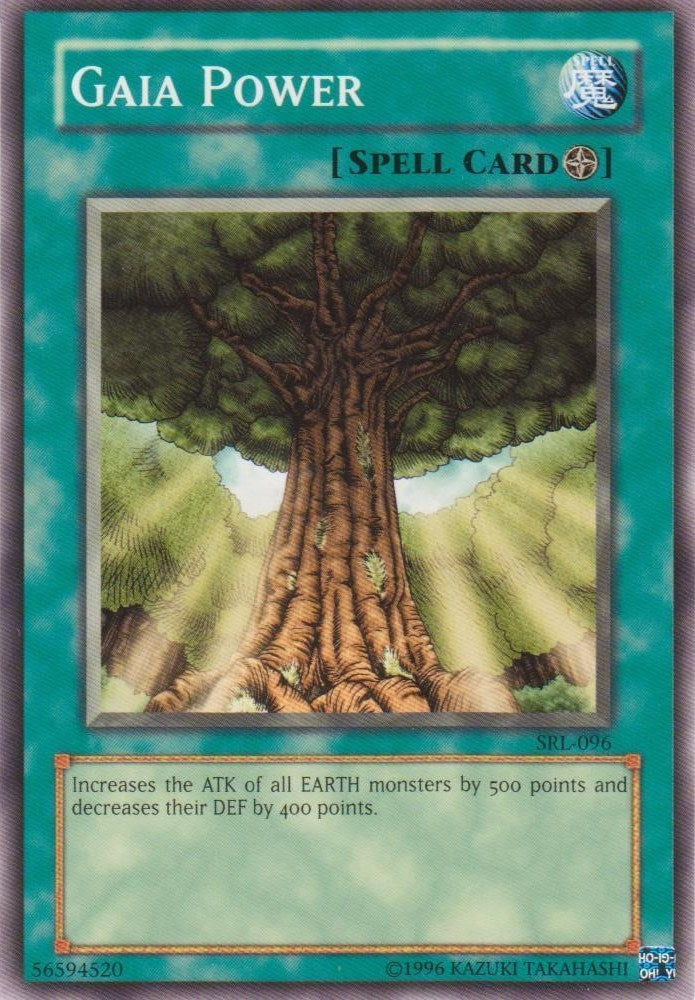 Image for Gaia Power (SRL-096) (Spell Ruler) - YuGiOh