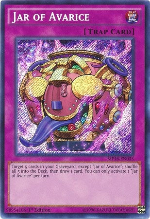 Image for Jar of Avarice (MP16-EN033) (2016 Mega-Tins Mega Pack) - YuGiOh
