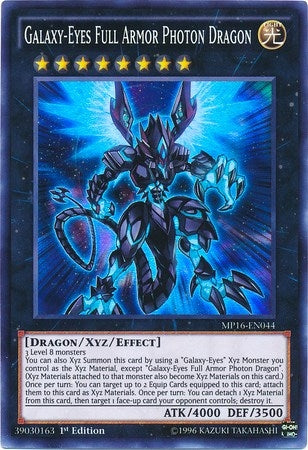 Image for Galaxy-Eyes Full Armor Photon Dragon (MP16-EN044) (2016 Mega-Tins Mega Pack) - YuGiOh