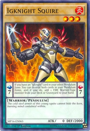 Image for Igknight Squire (MP16-EN065) (2016 Mega-Tins Mega Pack) - YuGiOh