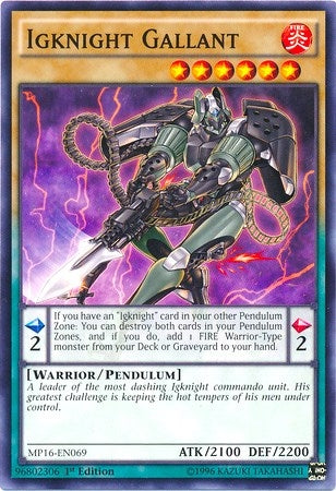 Image for Igknight Gallant (MP16-EN069) (2016 Mega-Tins Mega Pack) - YuGiOh