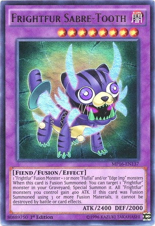 Image for Frightfur Sabre-Tooth (MP16-EN137) (2016 Mega-Tins Mega Pack) - YuGiOh