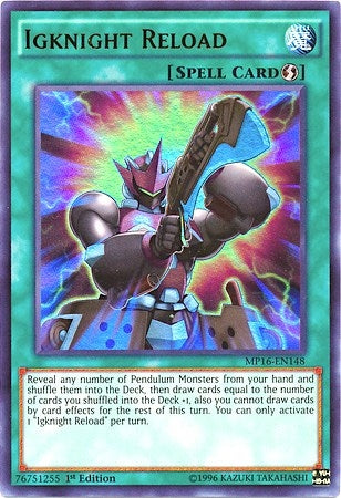 Image for Igknight Reload (MP16-EN148) (2016 Mega-Tins Mega Pack) - YuGiOh