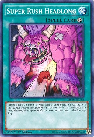 Image for Super Rush Headlong (MP16-EN152) (2016 Mega-Tins Mega Pack) - YuGiOh