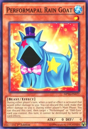Image for Performapal Rain Goat (MP16-EN177) (2016 Mega-Tins Mega Pack) - YuGiOh