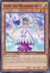 Image for Score the Melodious Diva (MP16-EN184) (2016 Mega-Tins Mega Pack) - YuGiOh