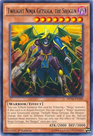 Image for Twilight Ninja Getsuga, the Shogun (MP16-EN188) (2016 Mega-Tins Mega Pack) - YuGiOh