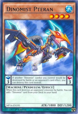 Image for Dinomist Pteran (MP16-EN195) (2016 Mega-Tins Mega Pack) - YuGiOh
