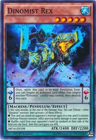 Image for Dinomist Rex (MP16-EN198) (2016 Mega-Tins Mega Pack) - YuGiOh