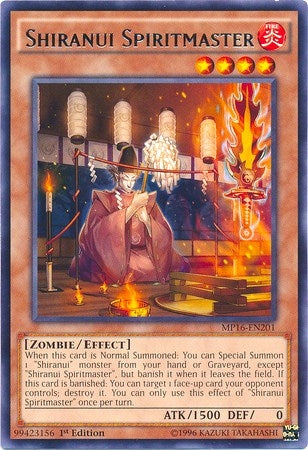 Image for Shiranui Spiritmaster (MP16-EN201) (2016 Mega-Tins Mega Pack) - YuGiOh