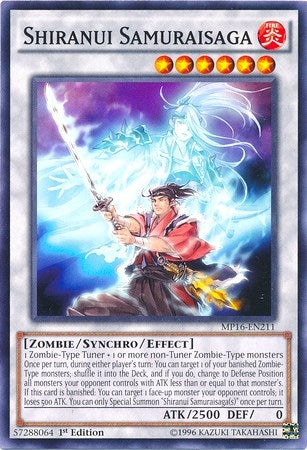 Image for Shiranui Samuraisaga (MP16-EN211) (2016 Mega-Tins Mega Pack) - YuGiOh