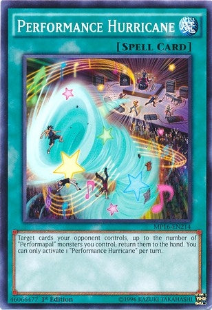 Image for Performance Hurricane (MP16-EN214) (2016 Mega-Tins Mega Pack) - YuGiOh