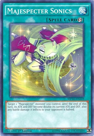 Image for Majespecter Sonics (MP16-EN219) (2016 Mega-Tins Mega Pack) - YuGiOh