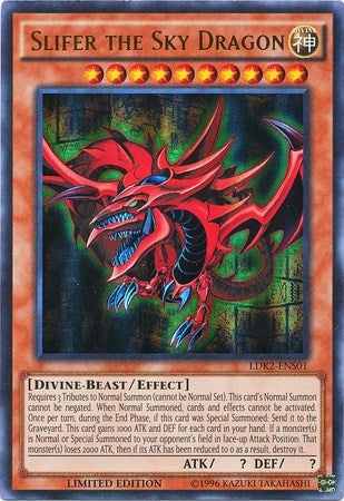 Image for Slifer the Sky Dragon (LDK2-ENS01) (Legendary Decks II) - YuGiOh