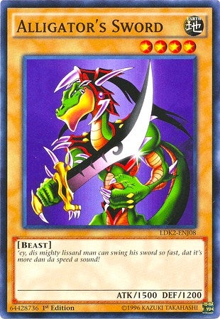 Image for Alligator's Sword (LDK2-ENJ08) (Legendary Decks II) - YuGiOh