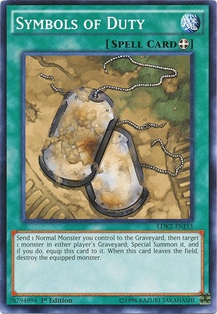 Image for Symbols of Duty (LDK2-ENJ33) (Legendary Decks II) - YuGiOh
