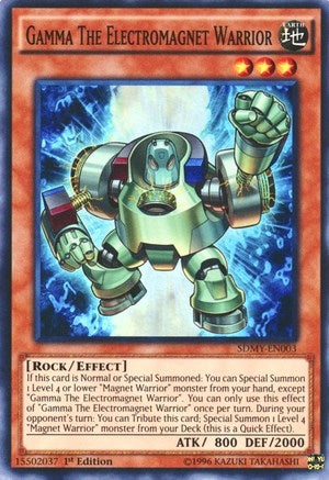Image for Gamma The Electromagnet Warrior (SDMY-EN003) (Structure Deck: Yugi Muto) - YuGiOh