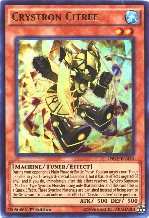 Image for Crystron Citree (INOV-EN016) (Invasion: Vengeance) - YuGiOh