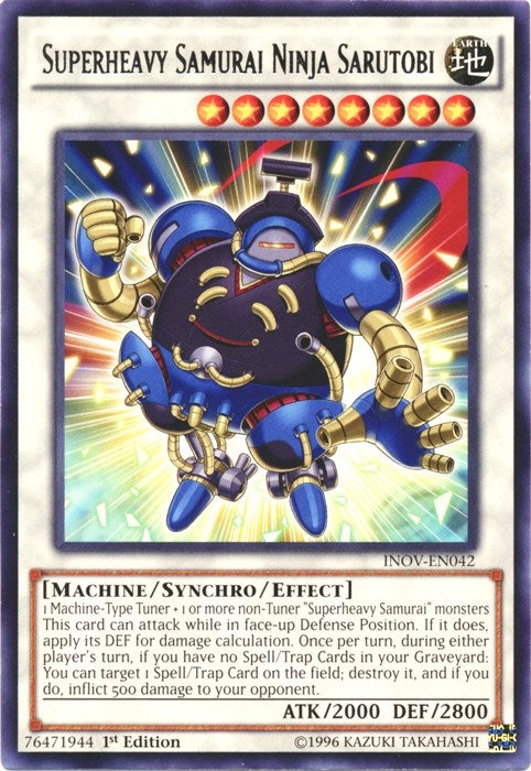Image for Superheavy Samurai Ninja Sarutobi (INOV-EN042) (Invasion: Vengeance) - YuGiOh