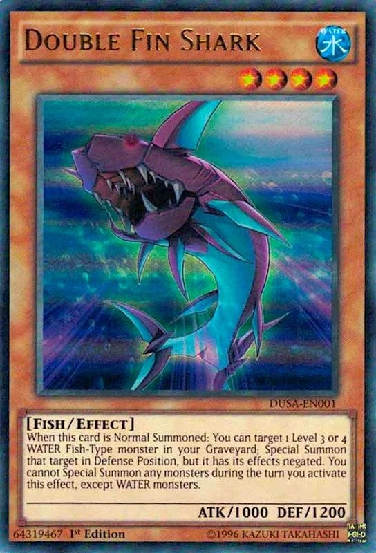 Image for Double Fin Shark (DUSA-EN001) (Duelist Saga) - YuGiOh