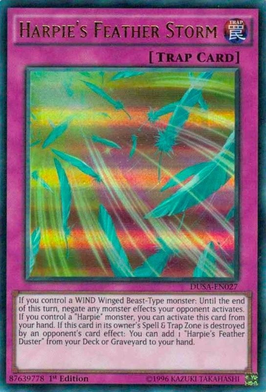 Image for Harpie's Feather Storm (DUSA-EN027) (Duelist Saga) - YuGiOh