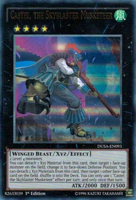 Image for Castel, the Skyblaster Musketeer (DUSA-EN093) (Duelist Saga) - YuGiOh