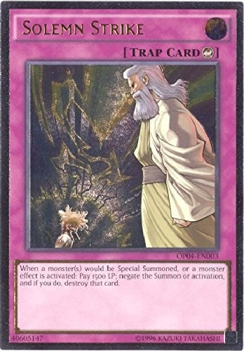 Image for Solemn Strike (UTR) (OP04-EN003) (OTS Tournament Pack 4) - YuGiOh
