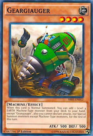 Image for Geargiauger (SR03-EN012) (Structure Deck: Machine Reactor) - YuGiOh