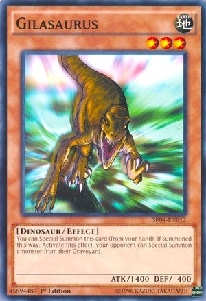 Image for Gilasaurus (SR04-EN012) (Structure Deck: Dinosmasher's Fury) - YuGiOh