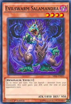 Image for Evilswarm Salamandra (SR04-EN015) (Structure Deck: Dinosmasher's Fury) - YuGiOh