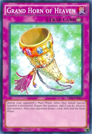Image for Grand Horn of Heaven (SR04-EN037) (Structure Deck: Dinosmasher's Fury) - YuGiOh